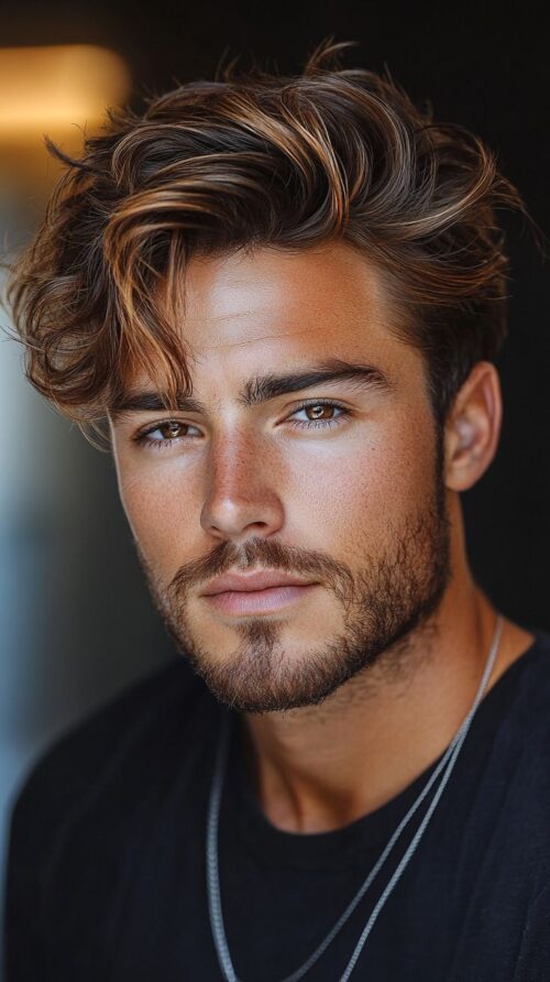 Men’s Hair Lightening at Gracious Salon and Academy